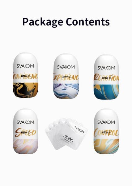 Trứng thủ dâm nam SVAKOM Hedy X 5 mẫu kích thích mạnh mẽ Trứng thủ dâm nam SVAKOM Hedy X 5 mẫu kích thích mạnh mẽ