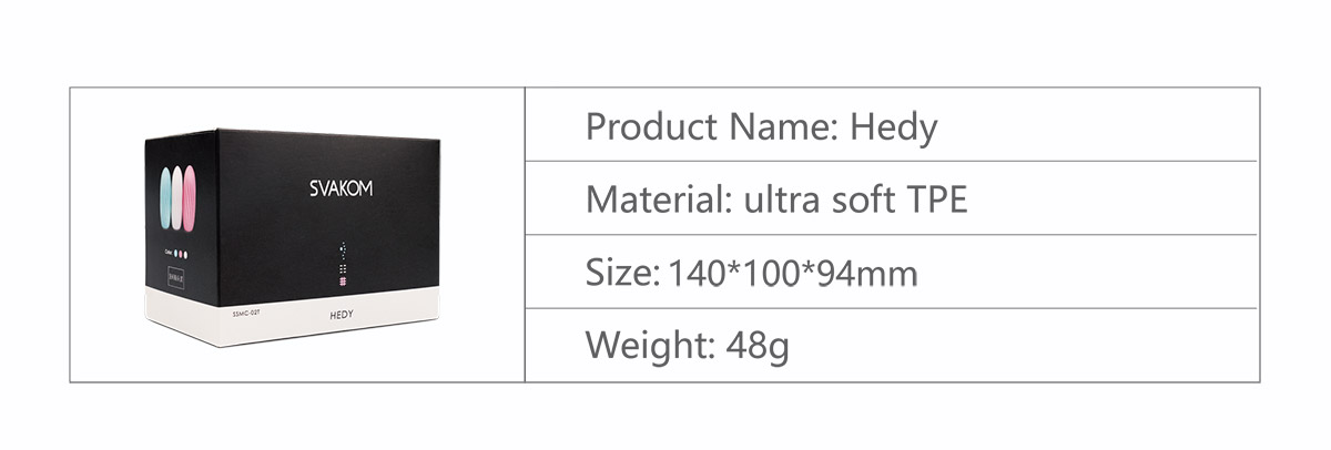 SVAKOM Hedy trứng thủ dâm nam dạng ống kem lạnh silicon cao cấp