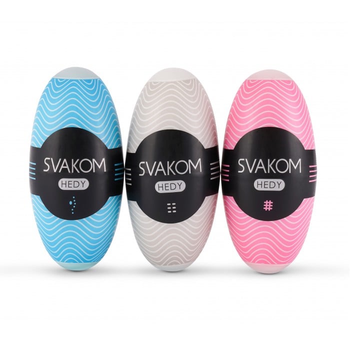 SVAKOM Hedy trứng thủ dâm nam dạng ống kem lạnh silicon cao cấp