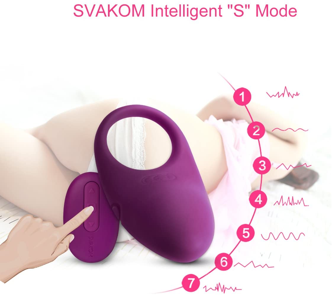 SVAKOM Winni điều khiển từ xa vòng đeo rung tăng khoái cảm