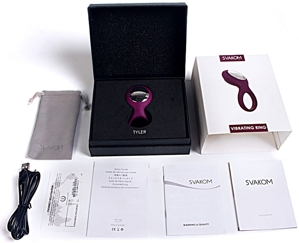 SVAKOM Tyler vòng đeo dương vật giúp tăng cực khoái đôi lứa