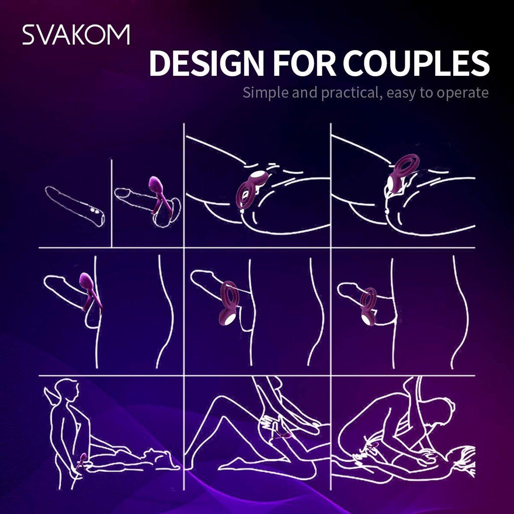 Vòng đeo dương vật SVAKOM Tammy cao cấp tăng khoái cảm cặp đôi