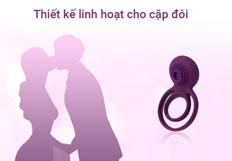 Vòng đeo dương vật SVAKOM Tammy cao cấp tăng khoái cảm cặp đôi