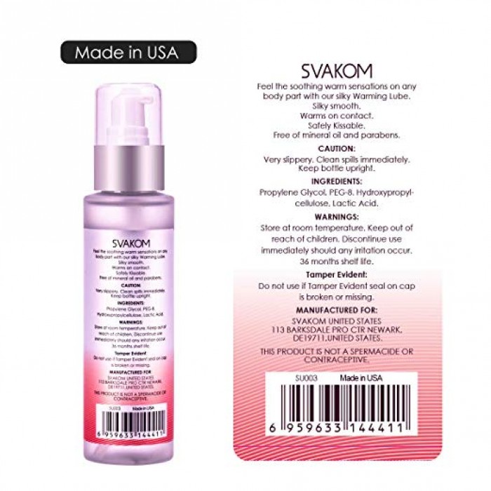 Gel Bôi Trơn SVAKOM Warming 100ml Gốc Nước Cảm Giác Ấm Áp