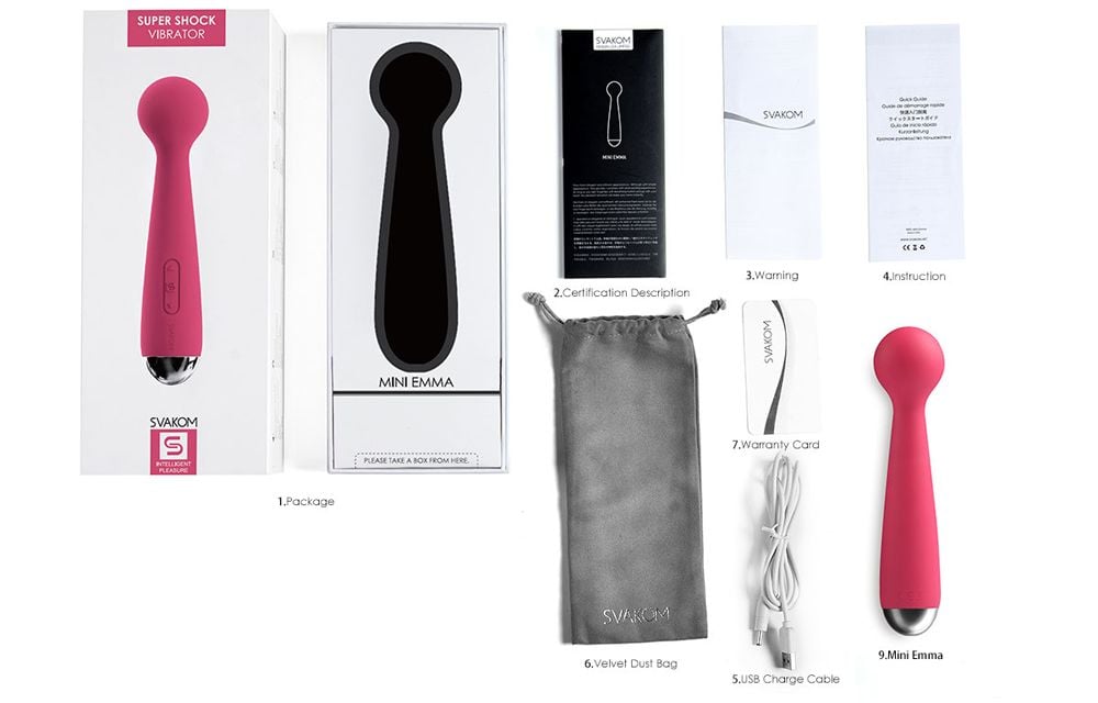 Chày rung SVAKOM Mini Emma kích thích điểm G, siêu mạnh