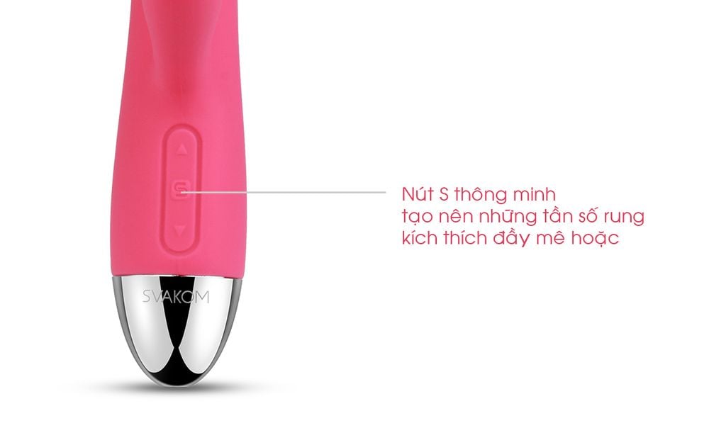 SVAKOM Barbara máy rung 2 nhánh kích thích điểm G âm vật