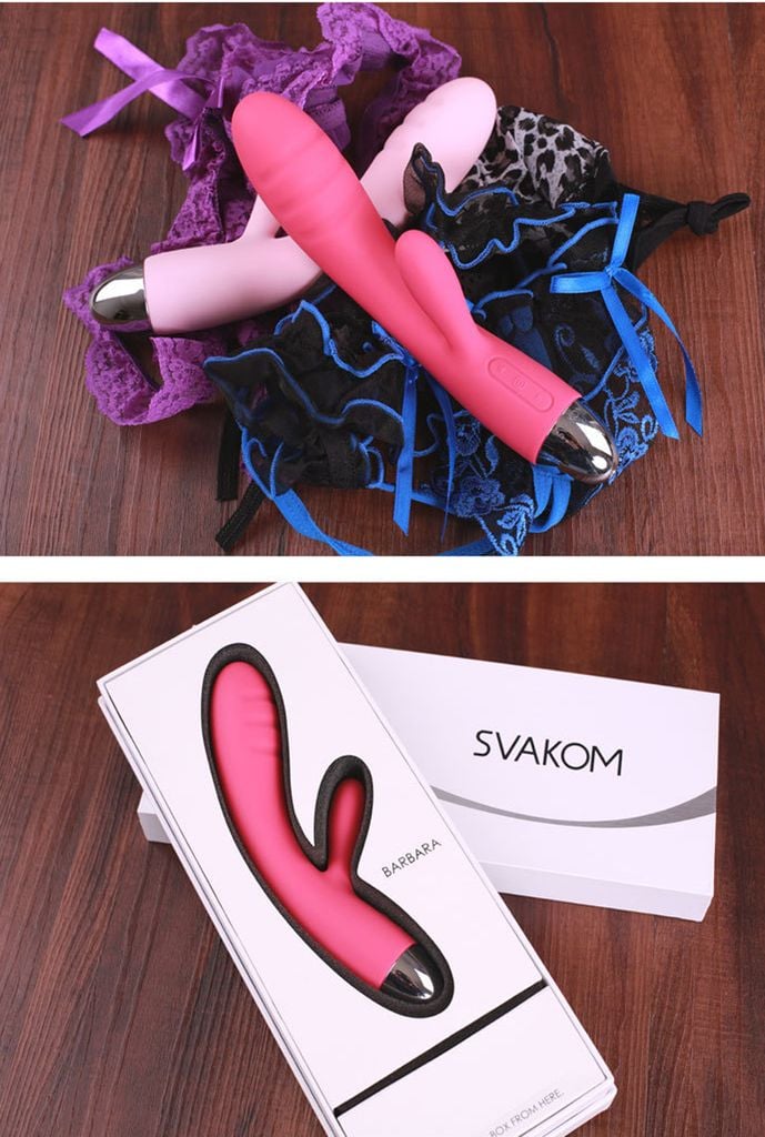SVAKOM Barbara máy rung 2 nhánh kích thích điểm G âm vật