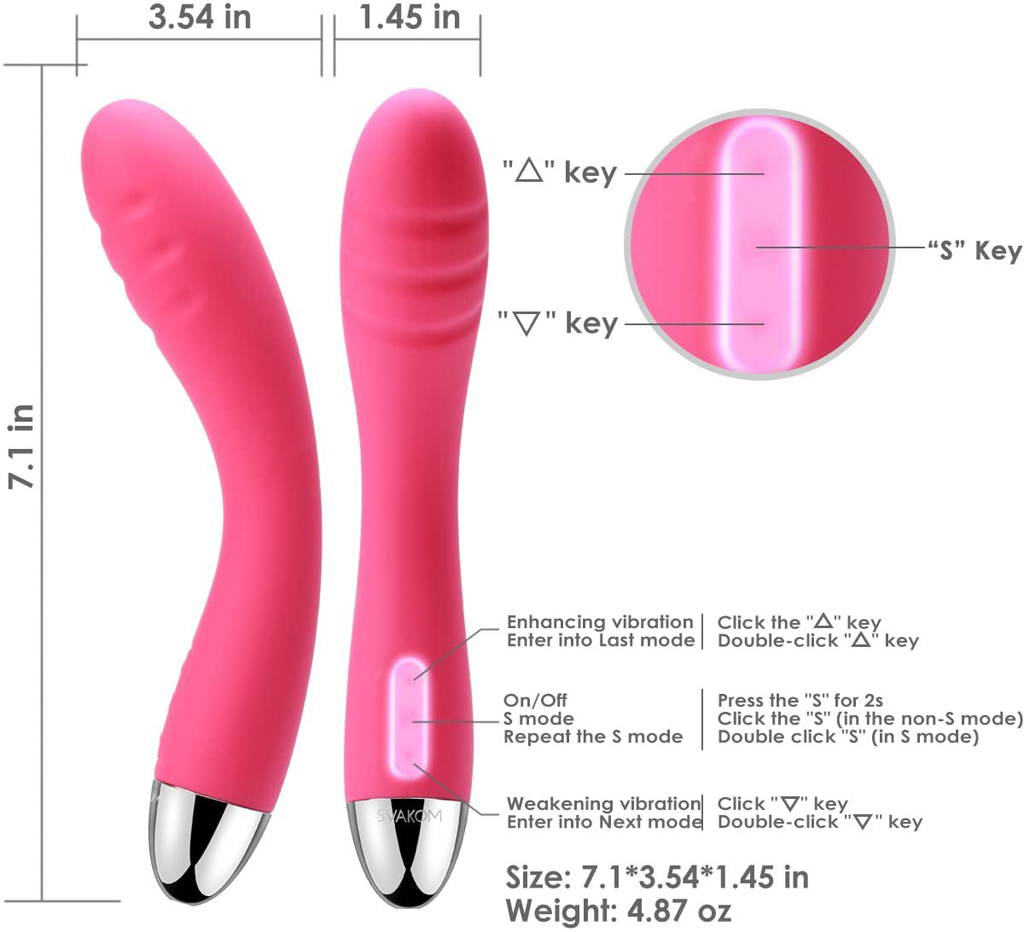 Svakom Betty dương vật giả rung êm không tiếng ồn chất liệu silicon