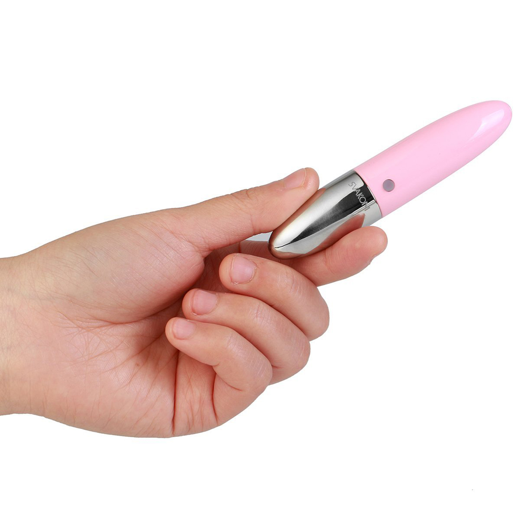 Máy rung điểm G Svakom Rebecca cao cấp ngụy trang son môi mini