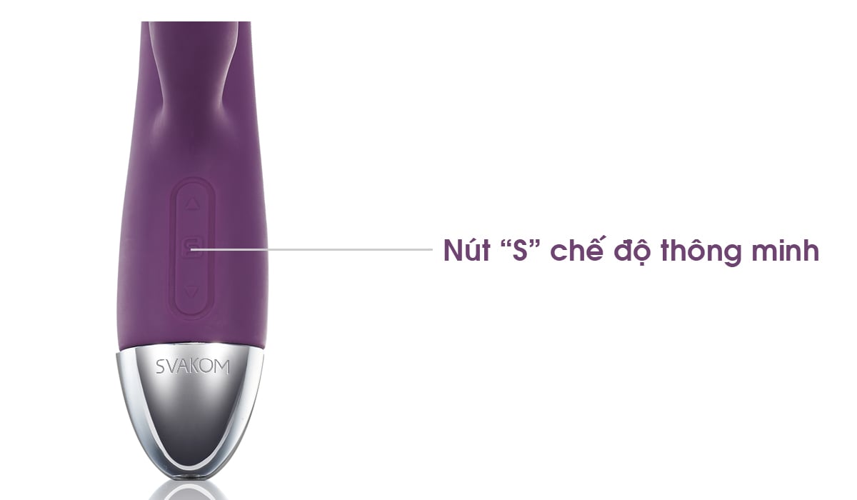 SVAKOM Lorna dụng cụ tình yêu hai nhánh rung cảm biến chạm tăng khoái cảm