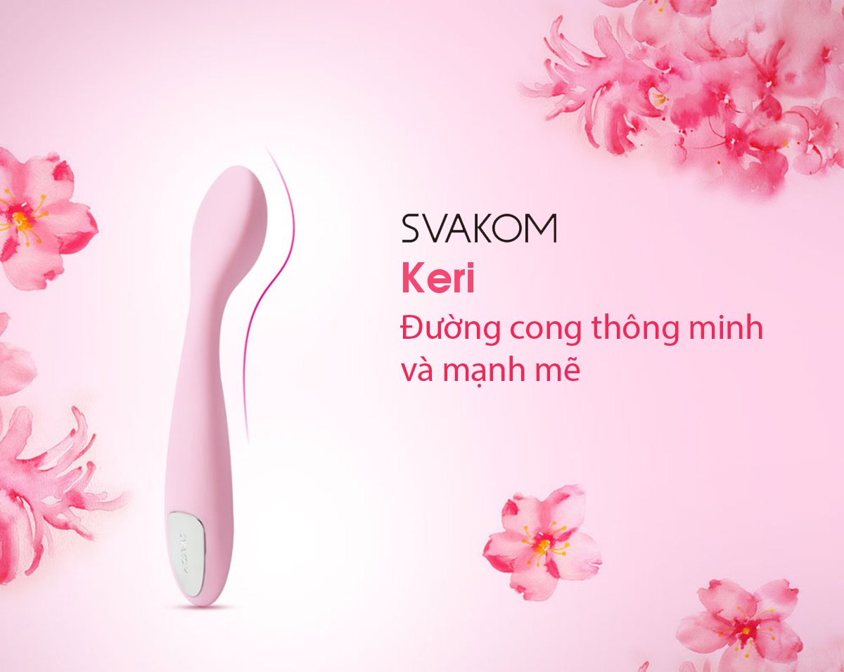 Ngon tay rung svakom keri