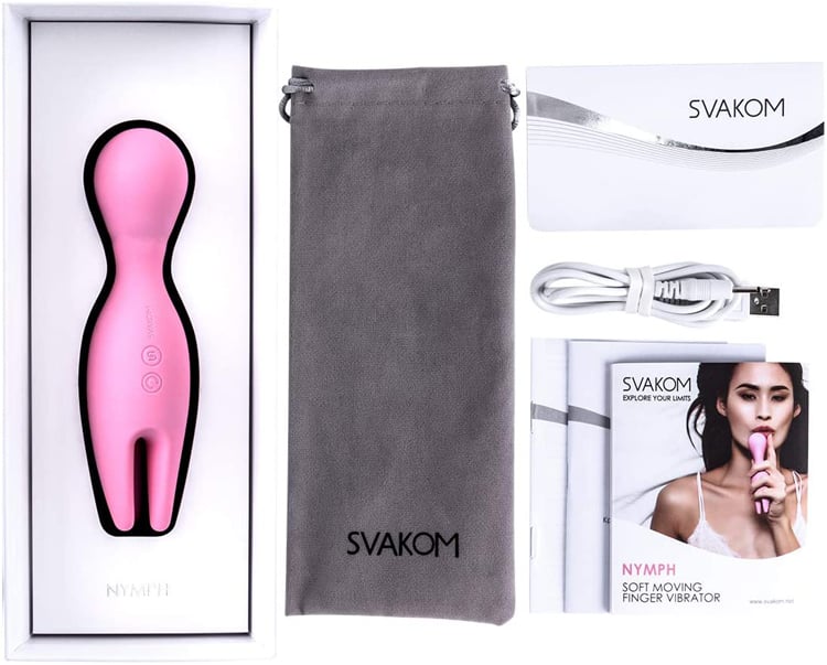 SVAKOM Nymph máy rung ngón tay kích thích khoái cảm từng giây SVAKOM Nymph máy rung ngón tay kích thích khoái cảm từng giây