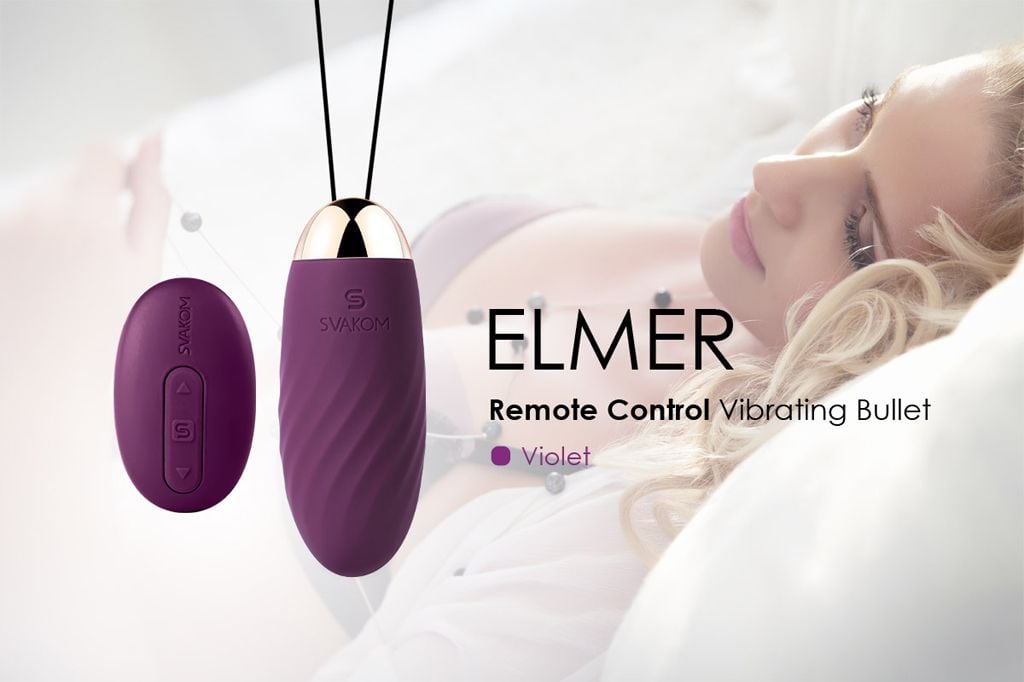 Trứng rung Svakom Elmer nhỏ gọn nhiều tần số rung kích thích cực mạnh