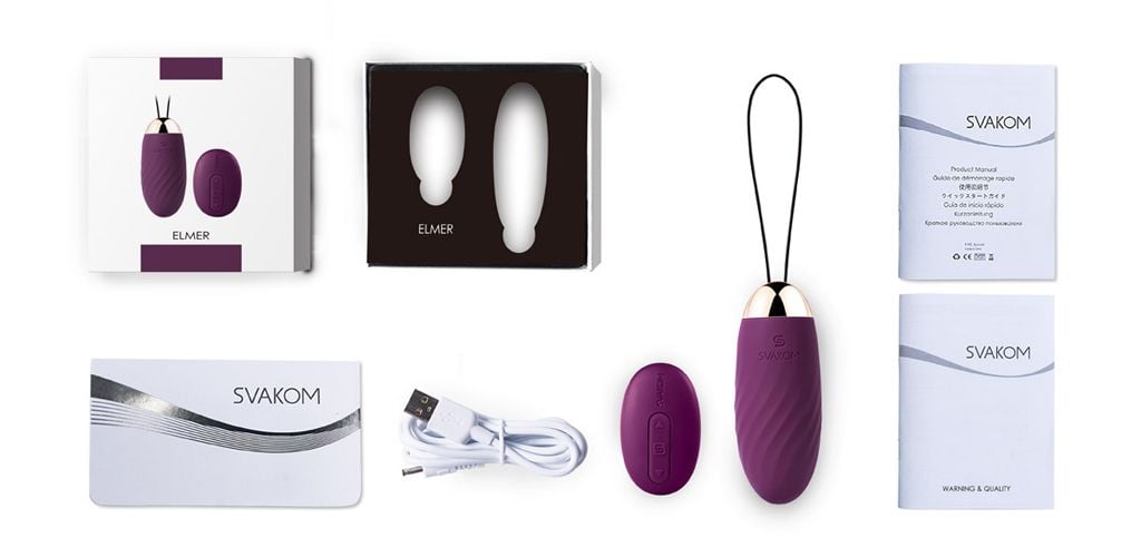 Trứng rung Svakom Elmer nhỏ gọn nhiều tần số rung kích thích cực mạnh