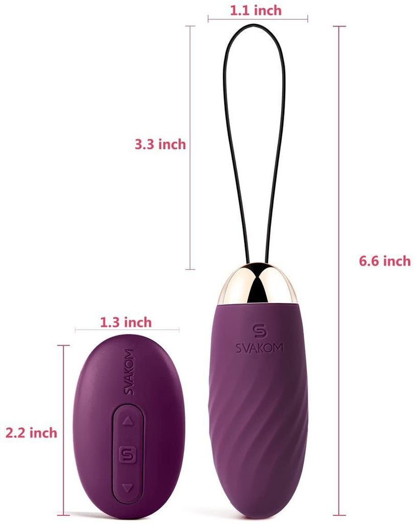 Trứng rung Svakom Elmer nhỏ gọn nhiều tần số rung kích thích cực mạnh