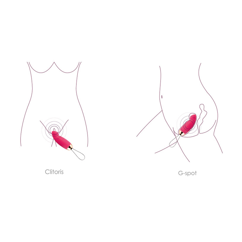 SVAKOM Ivy trứng rung tình yêu massage điểm G phụ nữ rung mạnh