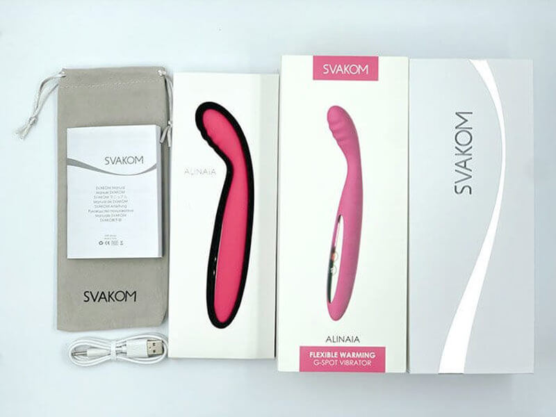 SVAKOM Alinaia kích thích điểm G sưởi ấm tăng khoái cảm nhanh