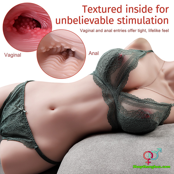 Xise SQ-MA20026 Half Body Male Sex Doll Realistic Compact