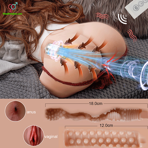 Xise SQ-MAS50083 Vibrating Squeezing Sex Doll Torso