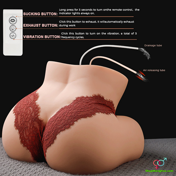 Xise SQ-MAS50083 Vibrating Squeezing Sex Doll Torso