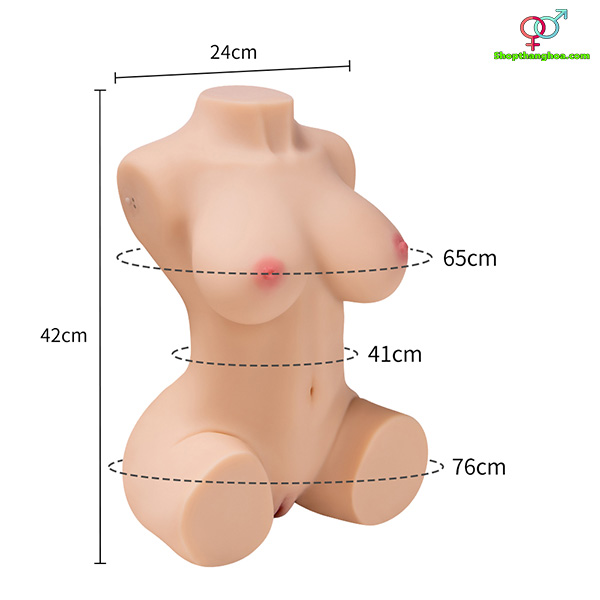 Búp bê tình dục bán thân SQ-MAS20020 rung bú mút siêu thực