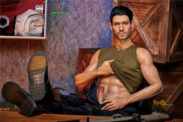 Búp bê tình dục nam silicone Irontech Doll 176cm M5 Thomas chân thật