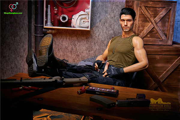 Búp bê tình dục nam silicone Irontech Doll 176cm M5 Thomas chân thật