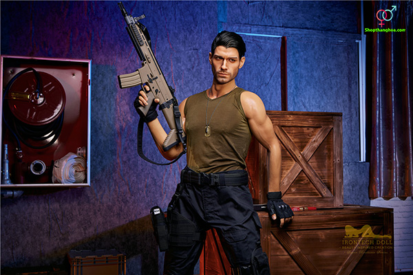 Búp bê tình dục nam silicone Irontech Doll 176cm M5 Thomas chân thật