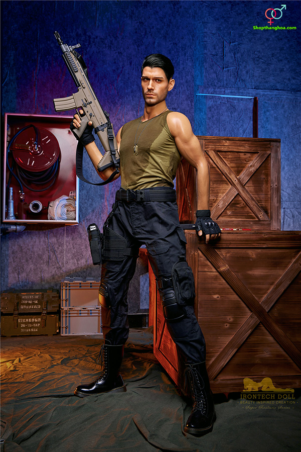 Búp bê tình dục nam silicone Irontech Doll 176cm M5 Thomas chân thật