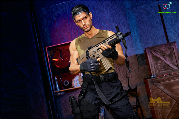 Búp bê tình dục nam silicone Irontech Doll 176cm M5 Thomas chân thật