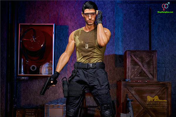 Búp bê tình dục nam silicone Irontech Doll 176cm M5 Thomas chân thật