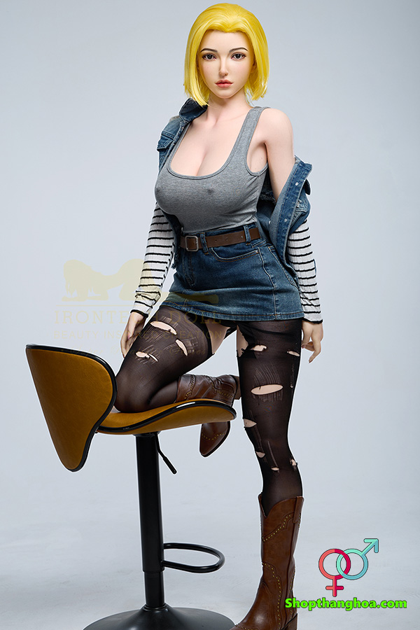 Búp Bê Tình Dục Cosplay Android 18 159cm Chất Liệu Silicon Mềm Mịn