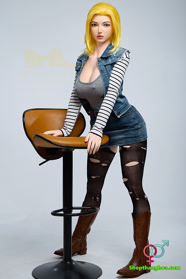 Búp Bê Tình Dục Cosplay Android 18 159cm Chất Liệu Silicon Mềm Mịn