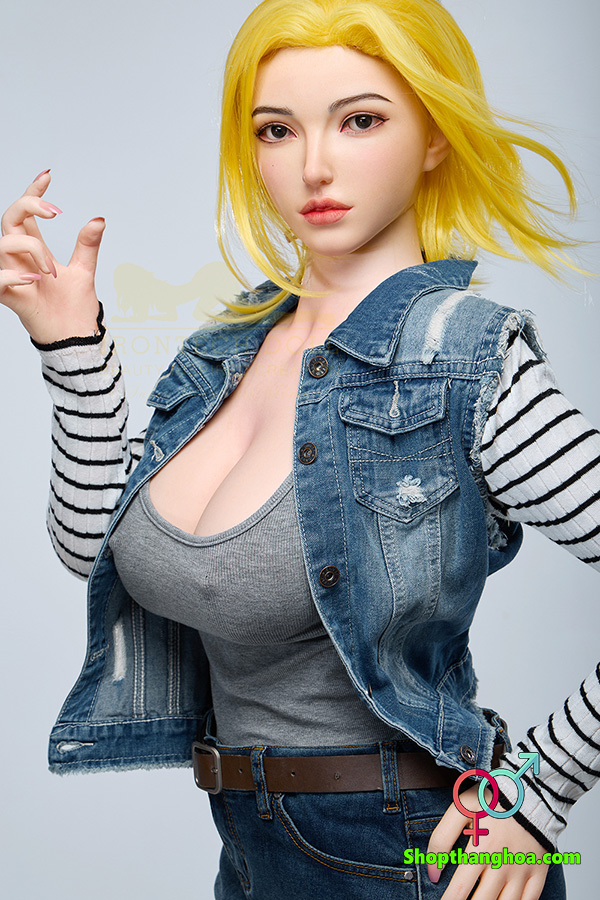Búp Bê Tình Dục Cosplay Android 18 159cm Chất Liệu Silicon Mềm Mịn