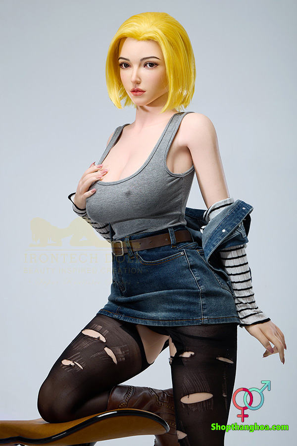 Búp Bê Tình Dục Cosplay Android 18 159cm Chất Liệu Silicon Mềm Mịn