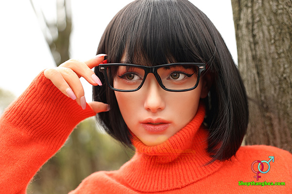 Búp bê cosplay Velma 167cm siêu thực Búp bê tình dục hấp dẫn