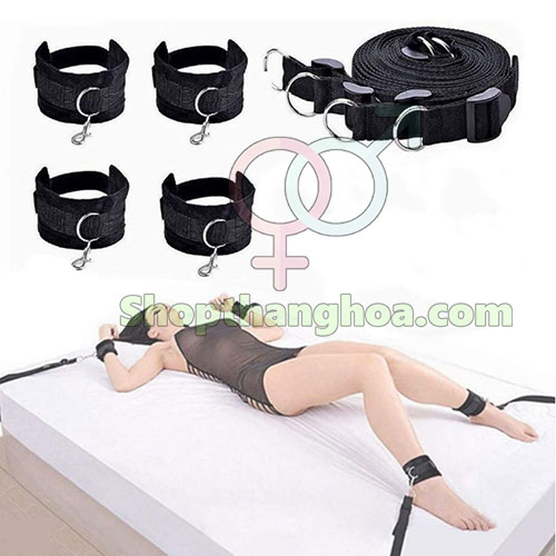 Bộ trói tay chân Melo KL000906 7 chuẩn BDSM, thỏa mãn đam mê