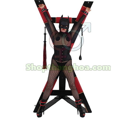 Giàn chữ X cố định cơ thể BDSM tra tấn cực phê tình dục thăng hoa 