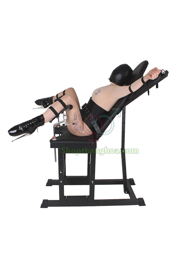 Ghế BDSM trói buộc cố định nhiều tư thế kèm dương vật giả cực chất 