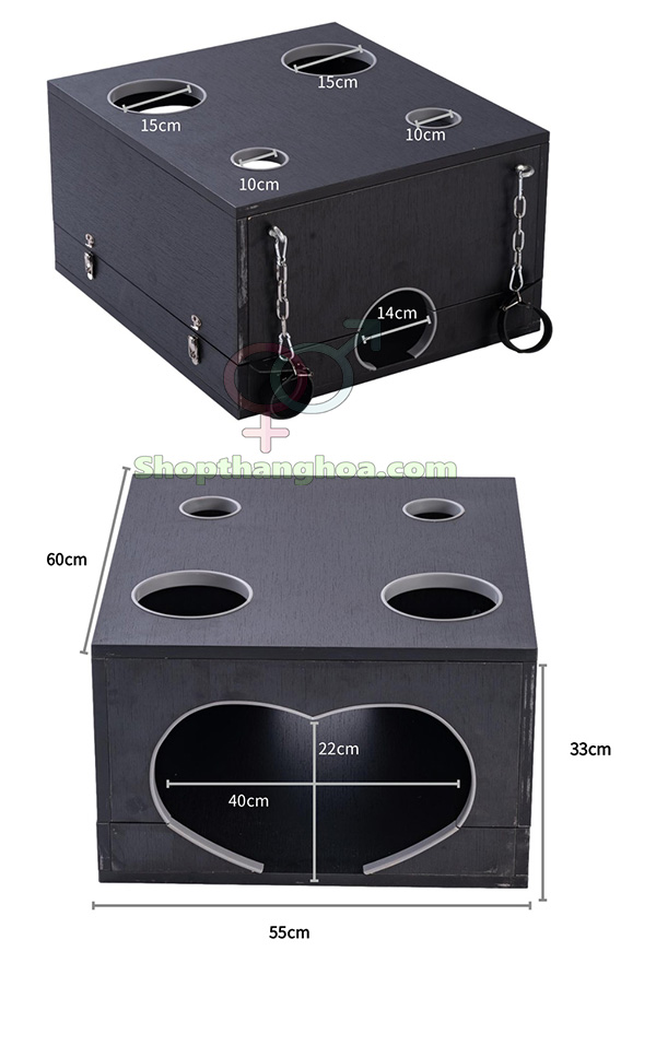Đồ chơi bạo dâm hộp gỗ trừng phạt bạn tình cao cấp giá tốt