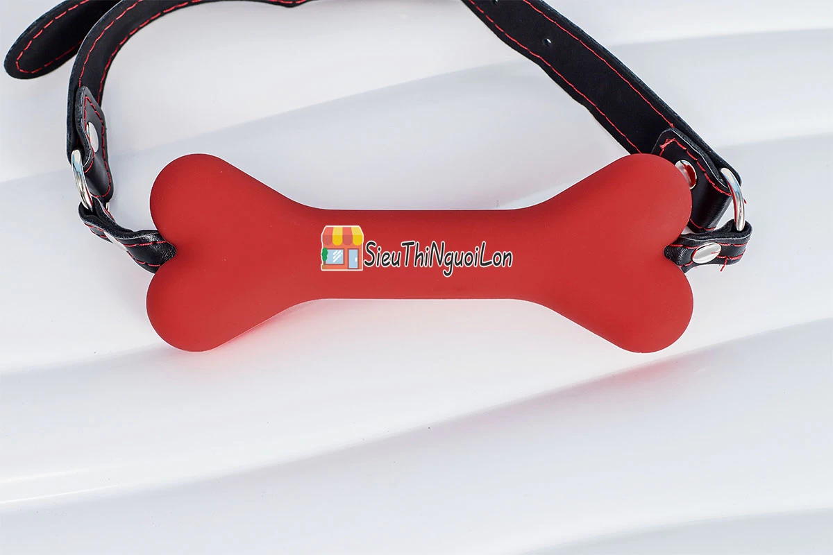 Khóa miệng khúc xương BDSM da cao cấp tăng khoái cảm
