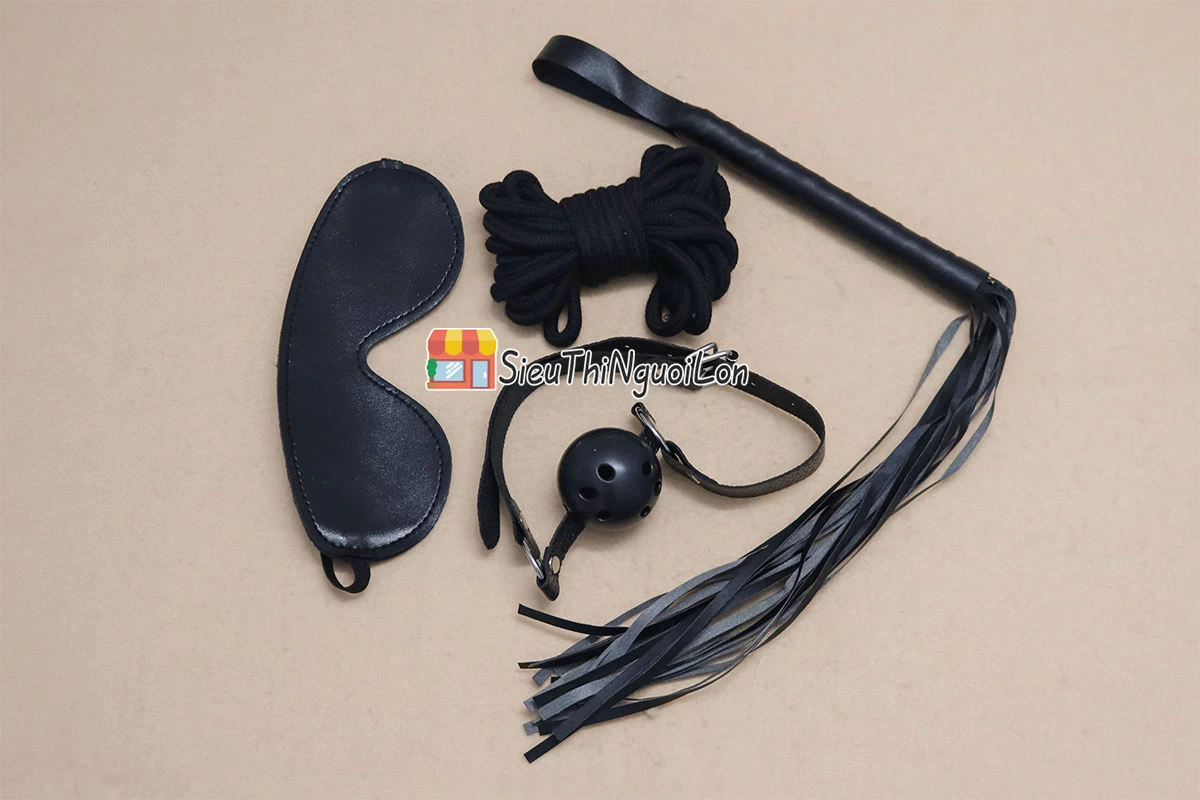 Đồ chơi bạo dâm da đen VIP chất lượng cao tăng khoái cảm