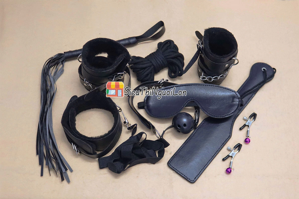 Đồ chơi bạo dâm da đen VIP chất lượng cao tăng khoái cảm