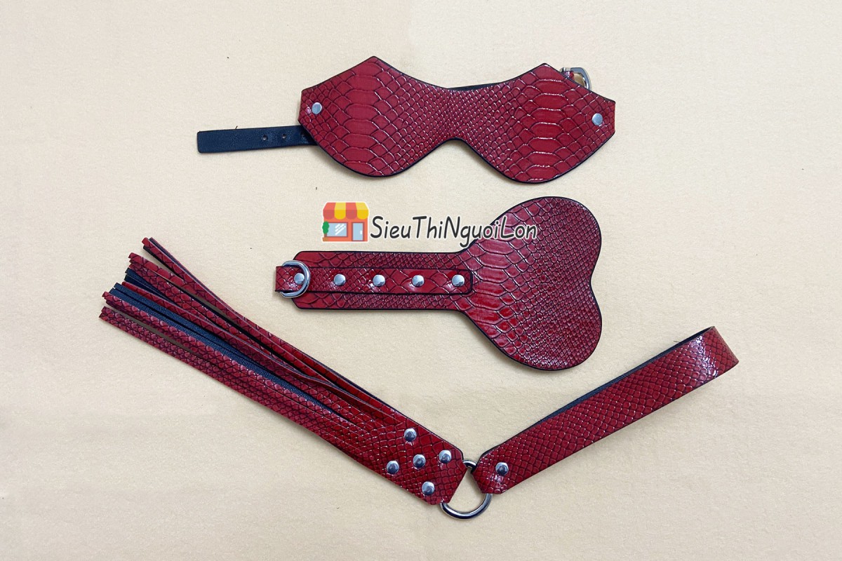 Bộ Bạo Dâm 10 Món Vân Đỏ Nồng Cháy - Kích Thích Mãnh Liệt