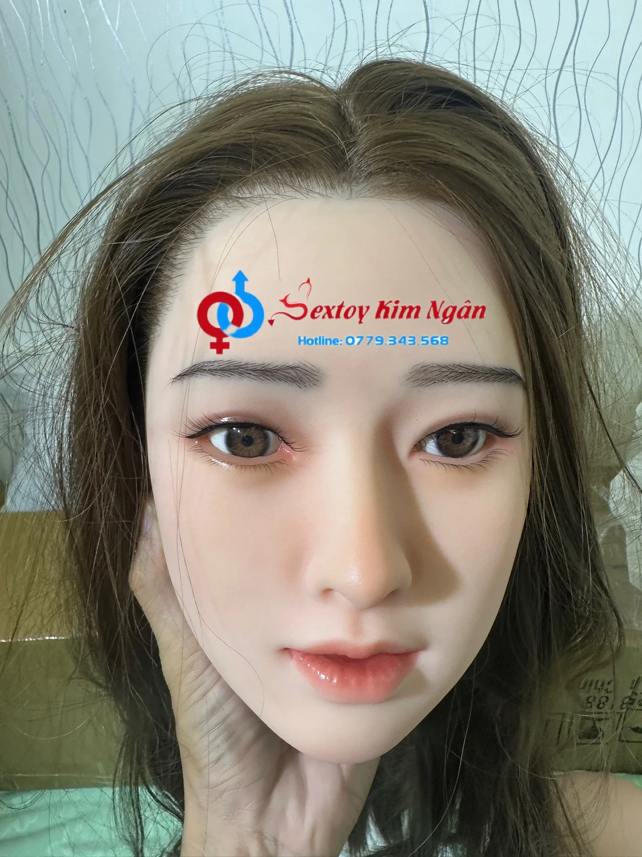 Đầu silicone cấy tóc A02 silicon mềm chân thật dễ sử dụng