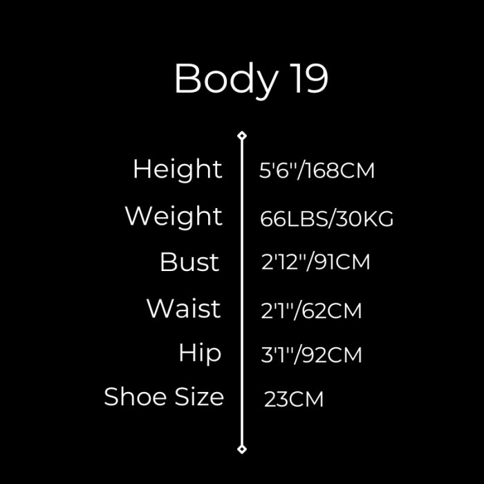 Búp bê silicon chân thật Gynoid Leyla cao 168cm