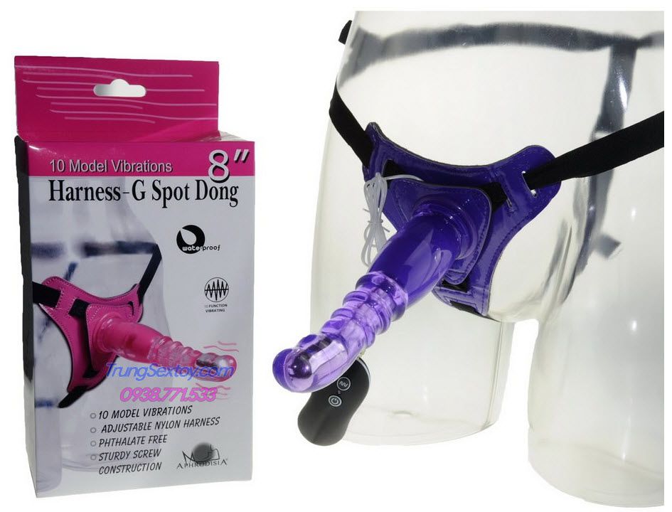 Dương vật giả dây đeo rung đa chế độ sảng khoái cực đỉnh