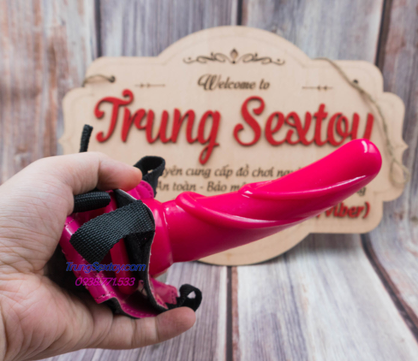 Dương vật dây đeo Loveaider tím kích thích mạnh