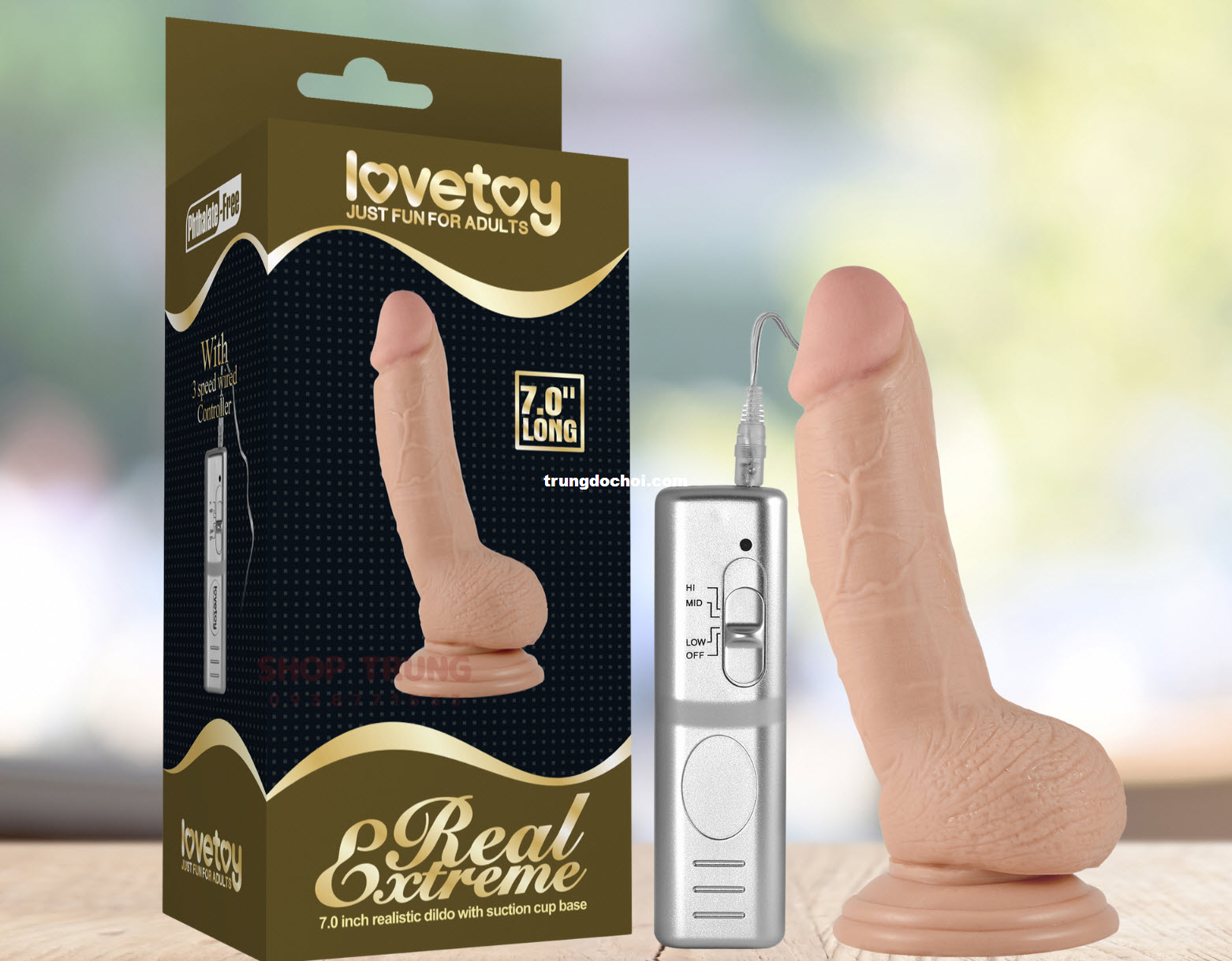 Lovetoy đeo dây cho Les 12cm cao cấp chính hãng, kích thích