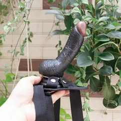 Dương vật giả dây đeo cho les đa năng màu đen thăng hoa cực đỉnh 